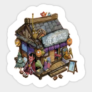 Yokai house Sticker